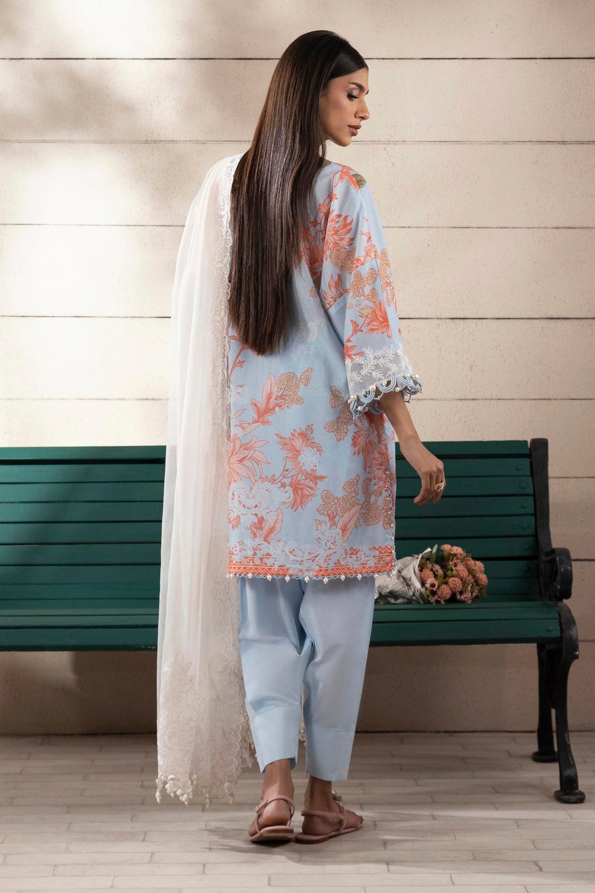 Sana Safinaz | Muzlin Spring 25 | M251-020B-3CS -  Sana Safinaz Ladies Clothes - Original Designer Dress - House of Maryam