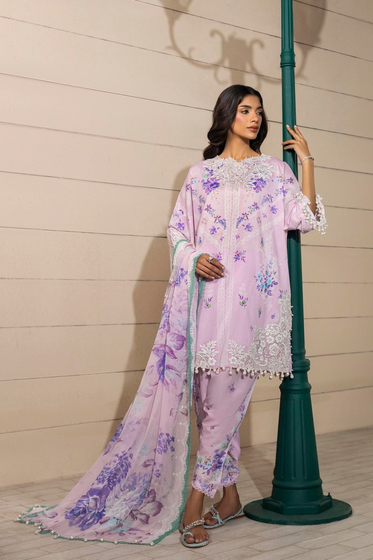 Sana Safinaz | Muzlin Spring 25 | M251-021B-3CI -  Sana Safinaz Ladies Clothes - Original Designer Dress - House of Maryam