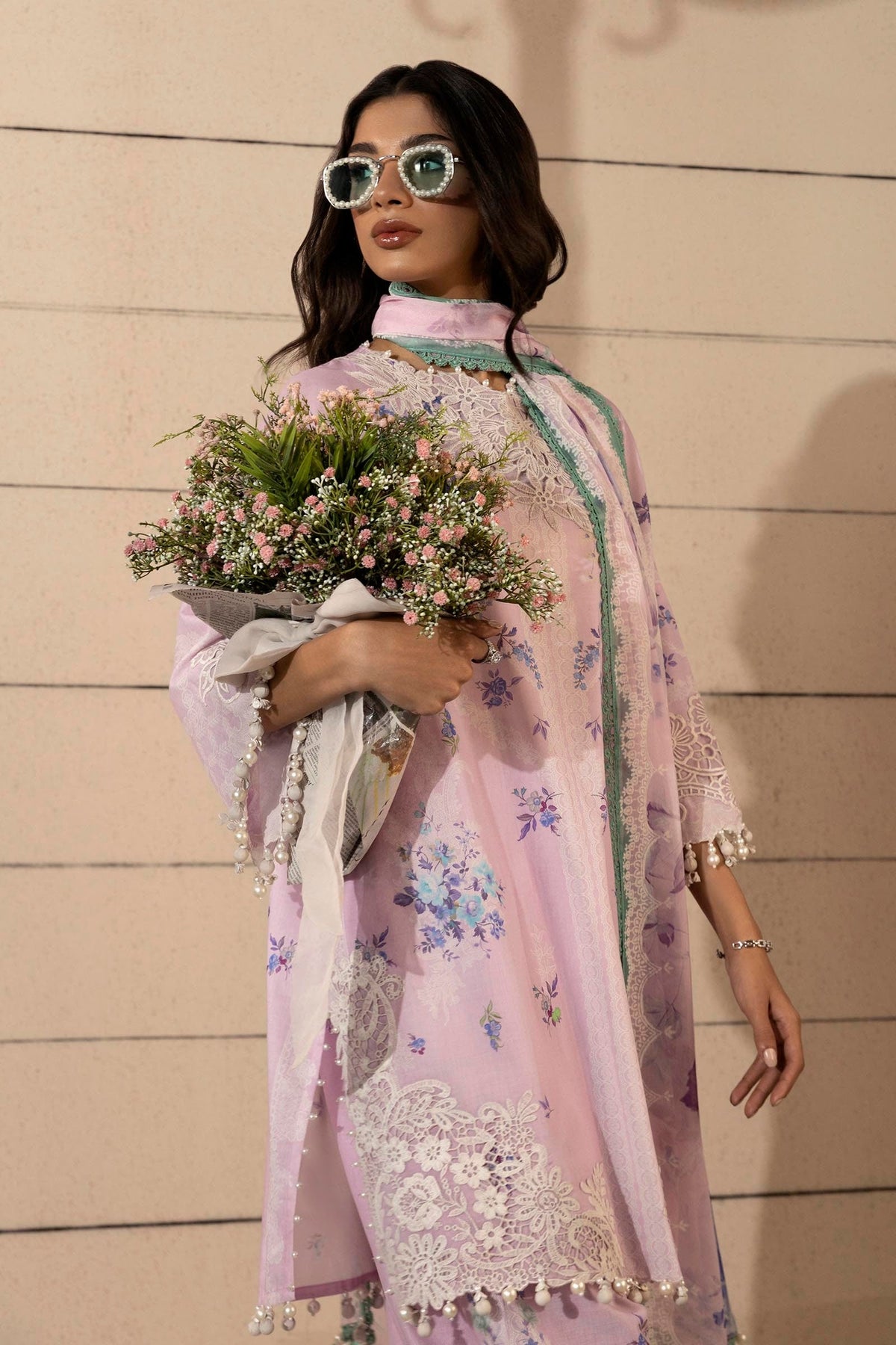 Sana Safinaz | Muzlin Spring 25 | M251-021B-3CI -  Sana Safinaz Ladies Clothes - Original Designer Dress - House of Maryam