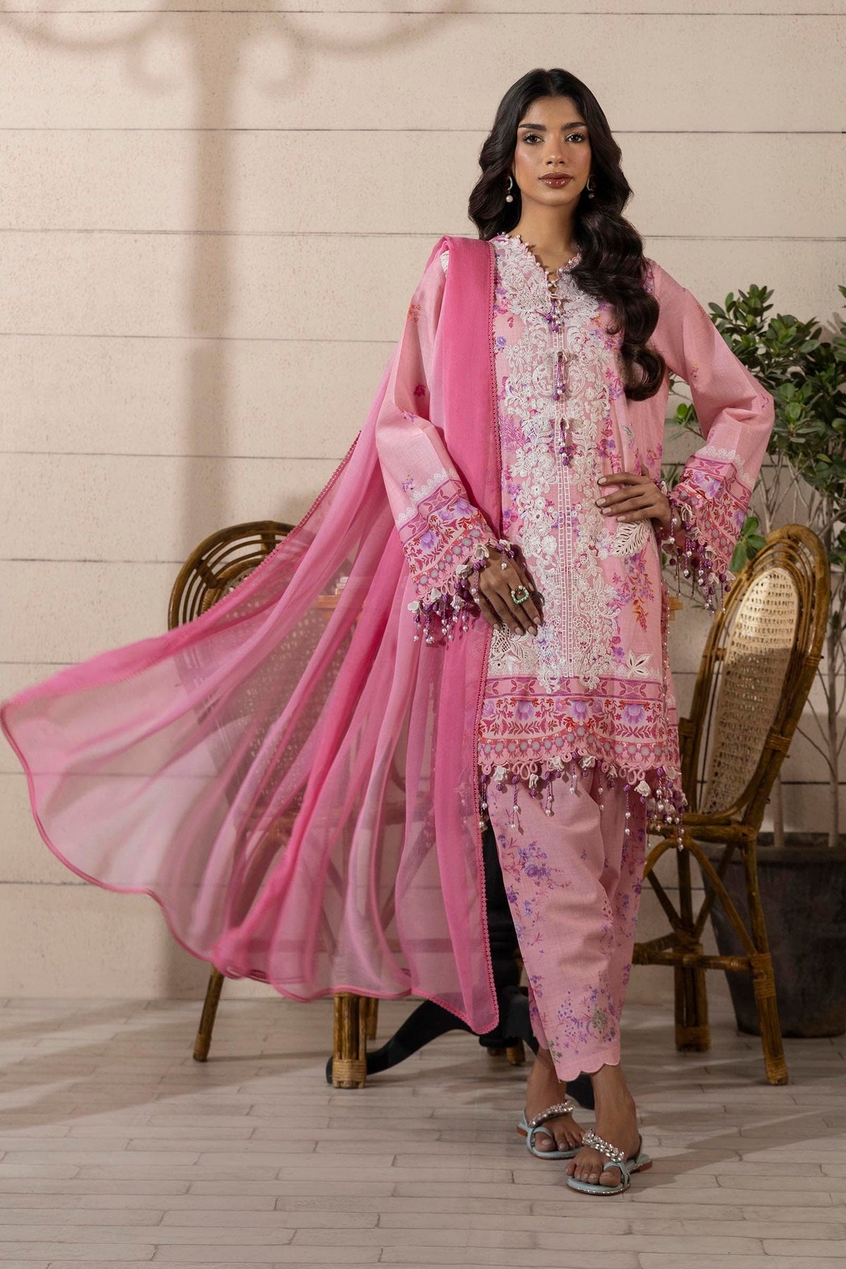 Sana Safinaz | Muzlin Spring 25 | M251-023A-3CI -  Sana Safinaz Ladies Clothes - Original Designer Dress - House of Maryam