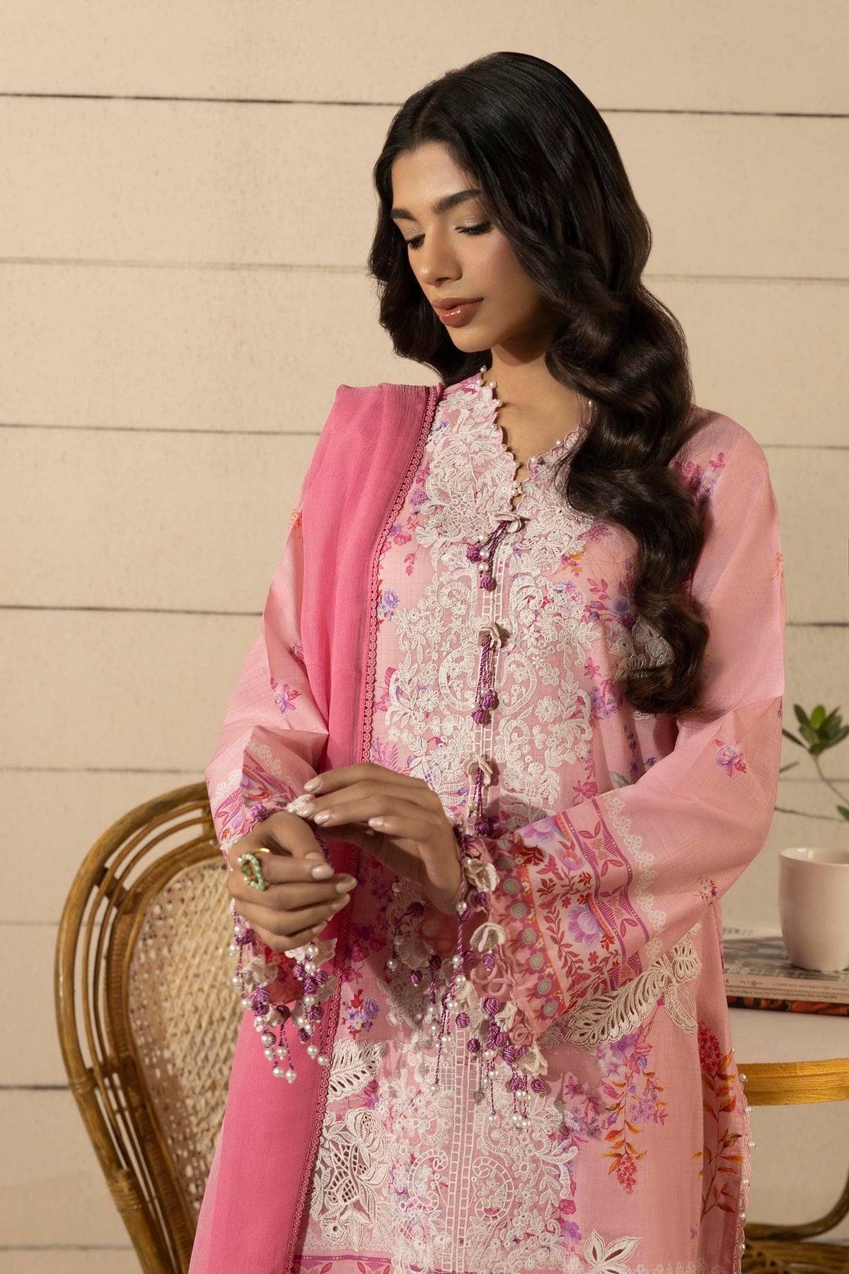 Sana Safinaz | Muzlin Spring 25 | M251-023A-3CI -  Sana Safinaz Ladies Clothes - Original Designer Dress - House of Maryam