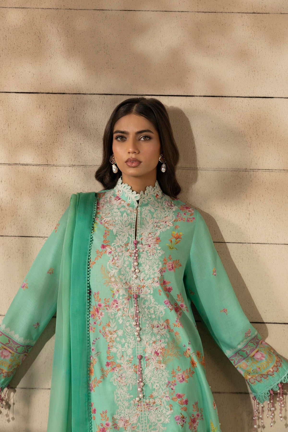 Sana Safinaz | Muzlin Spring 25 | M251-023B-3CI -  Sana Safinaz Ladies Clothes - Original Designer Dress - House of Maryam