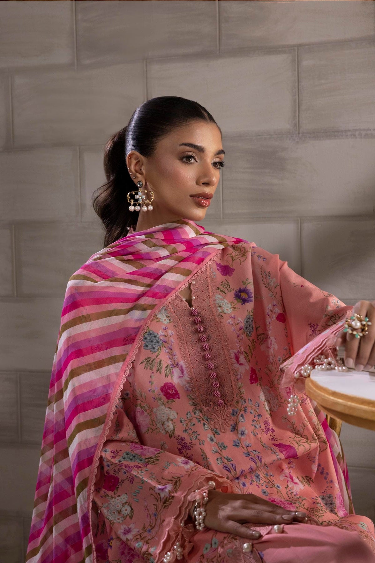 Sana Safinaz | Muzlin Spring 25 | M251-024B-3CI -  Sana Safinaz Ladies Clothes - Original Designer Dress - House of Maryam