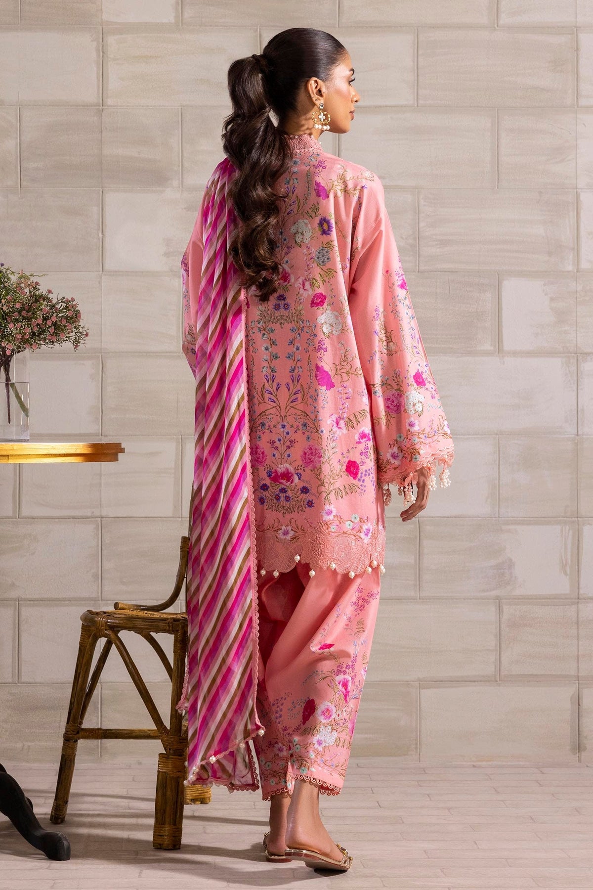 Sana Safinaz | Muzlin Spring 25 | M251-024B-3CI -  Sana Safinaz Ladies Clothes - Original Designer Dress - House of Maryam