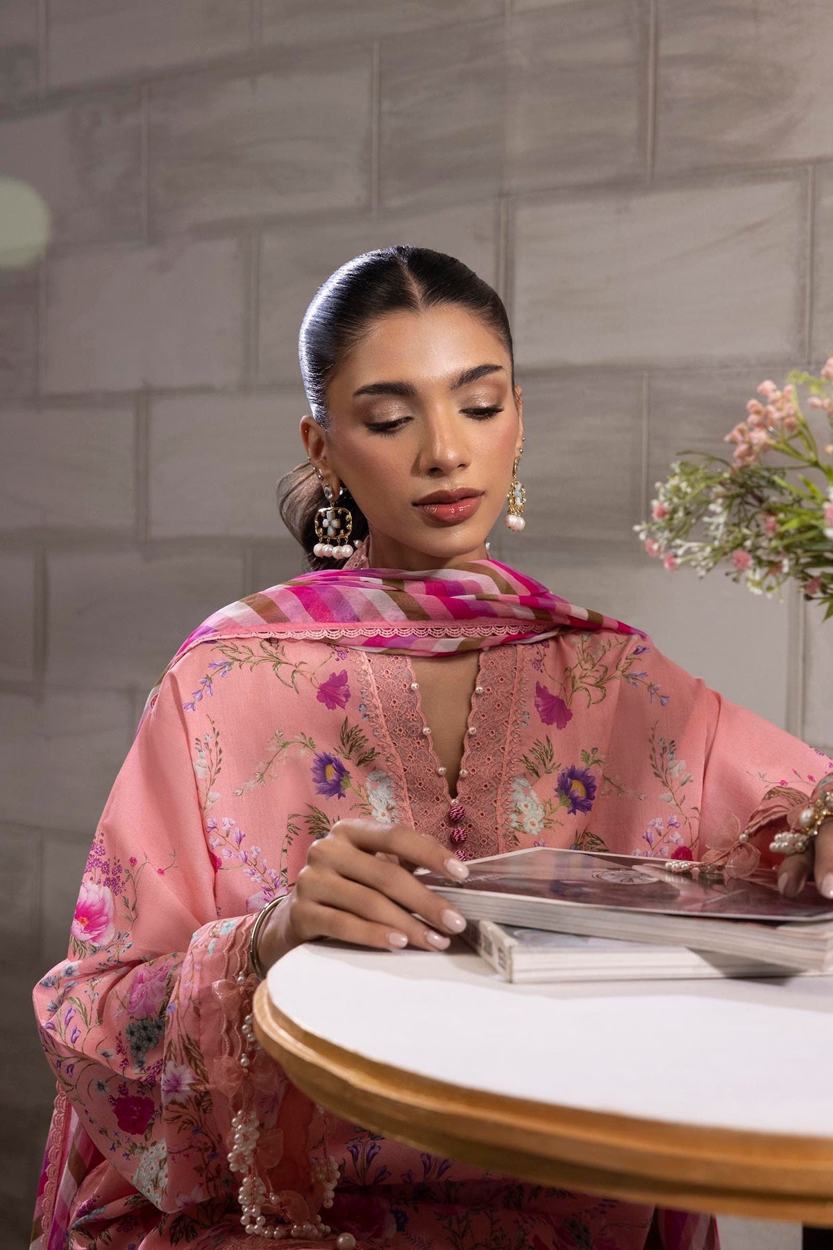 Sana Safinaz | Muzlin Spring 25 | M251-024B-3CI -  Sana Safinaz Ladies Clothes - Original Designer Dress - House of Maryam
