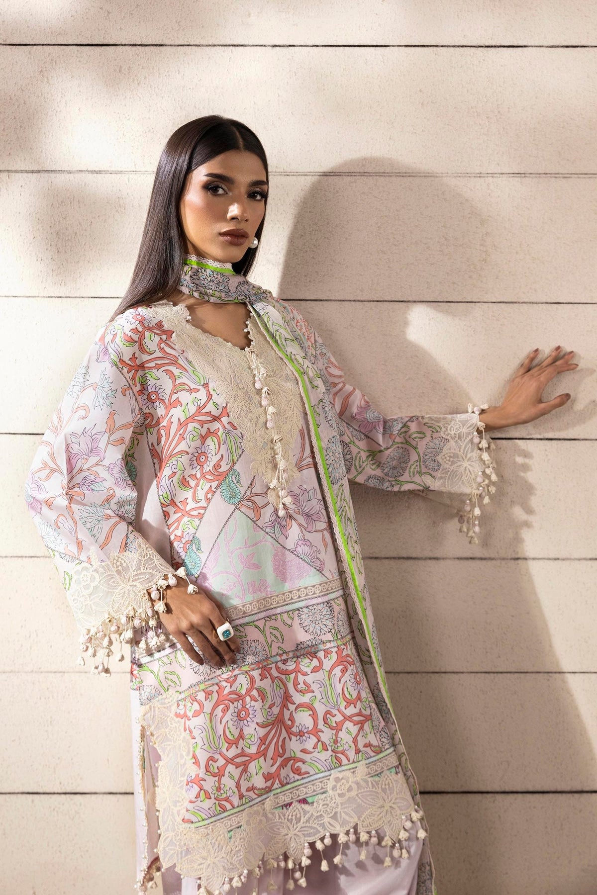 Sana Safinaz | Muzlin Spring 25 | M251-027A-3CI -  Sana Safinaz Ladies Clothes - Original Designer Dress - House of Maryam