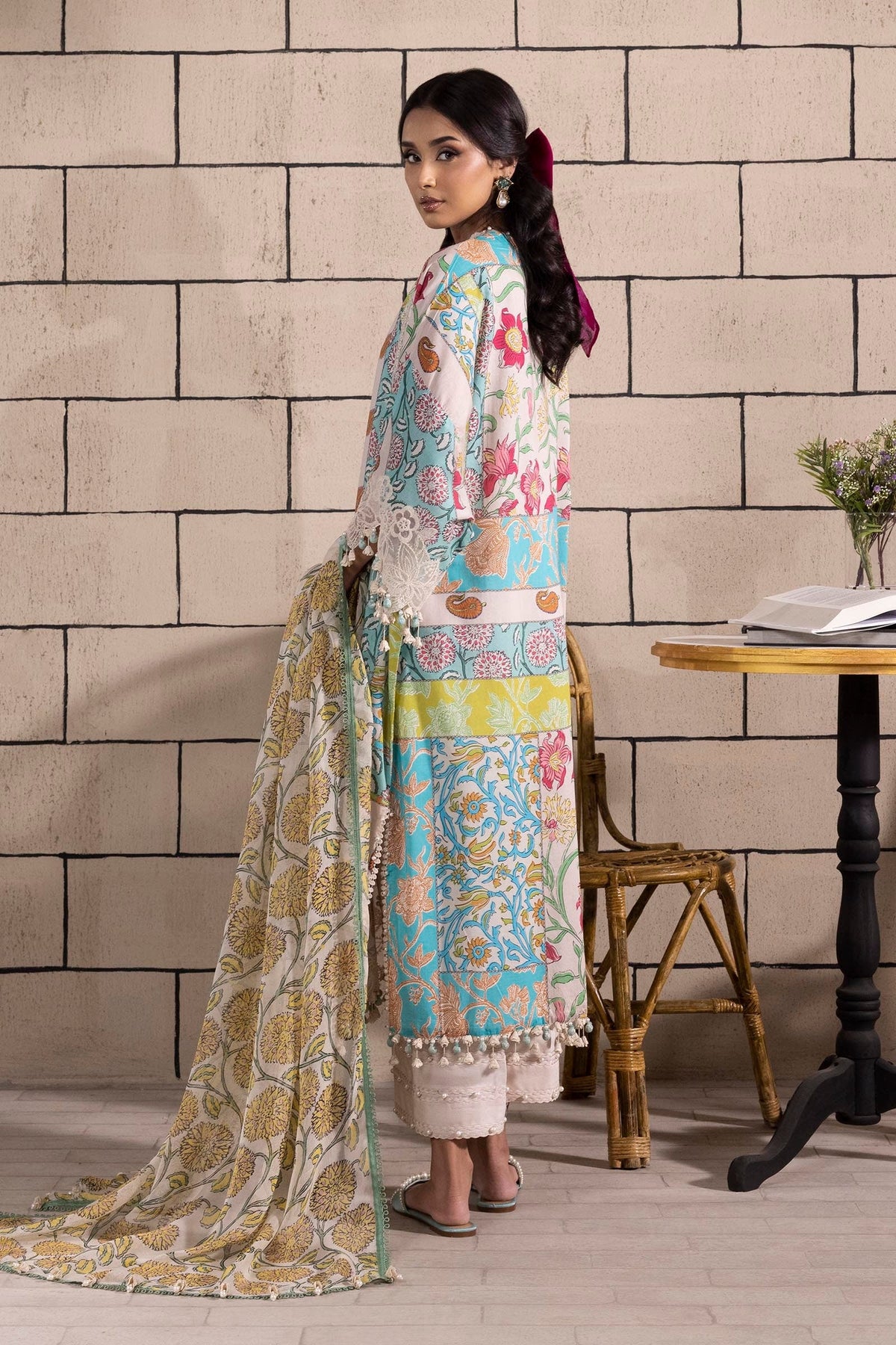 Sana Safinaz | Muzlin Spring 25 | M251-027B-3CI -  Sana Safinaz Ladies Clothes - Original Designer Dress - House of Maryam