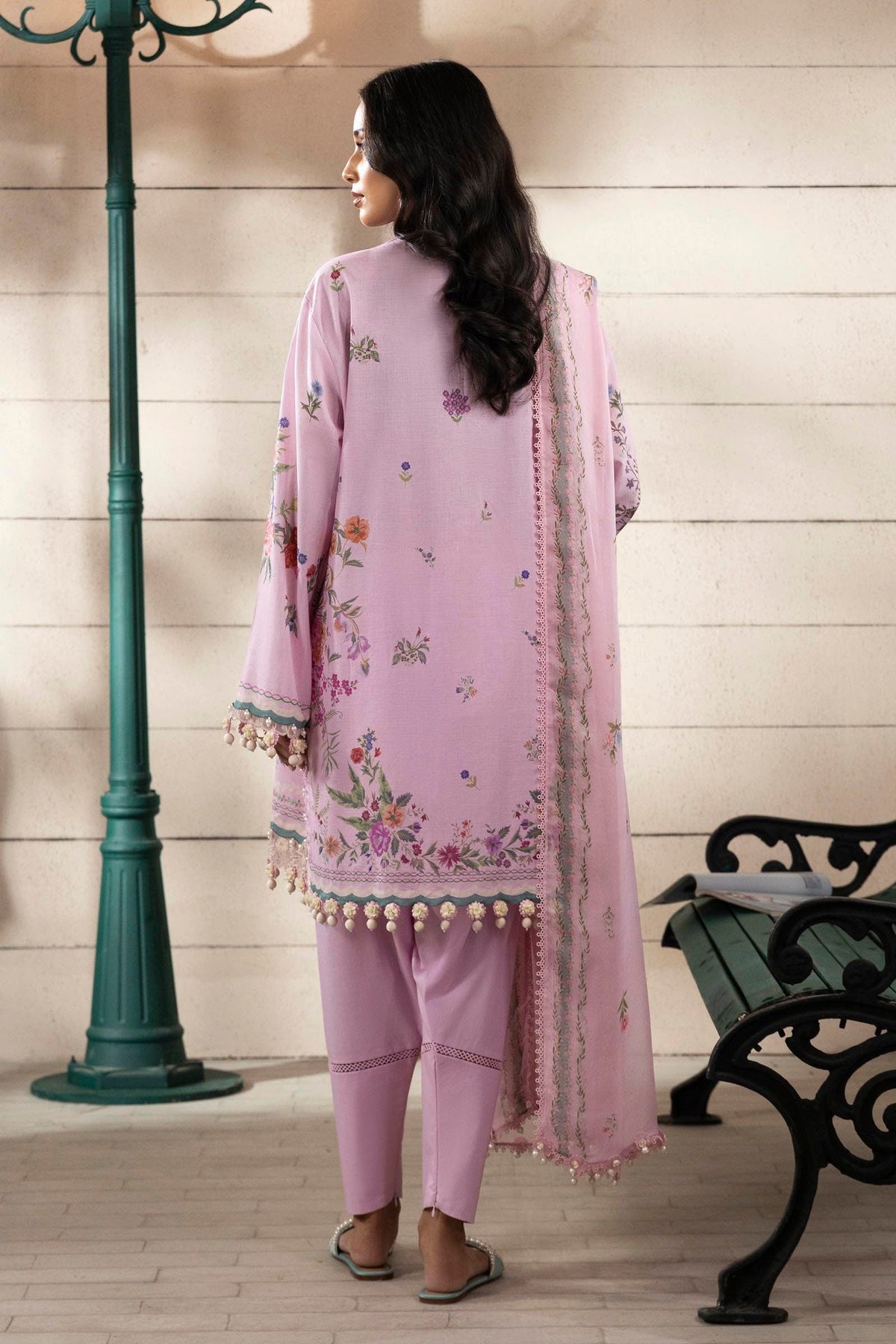 Sana Safinaz | Muzlin Spring 25 | M251-028B-3CI -  Sana Safinaz Ladies Clothes - Original Designer Dress - House of Maryam