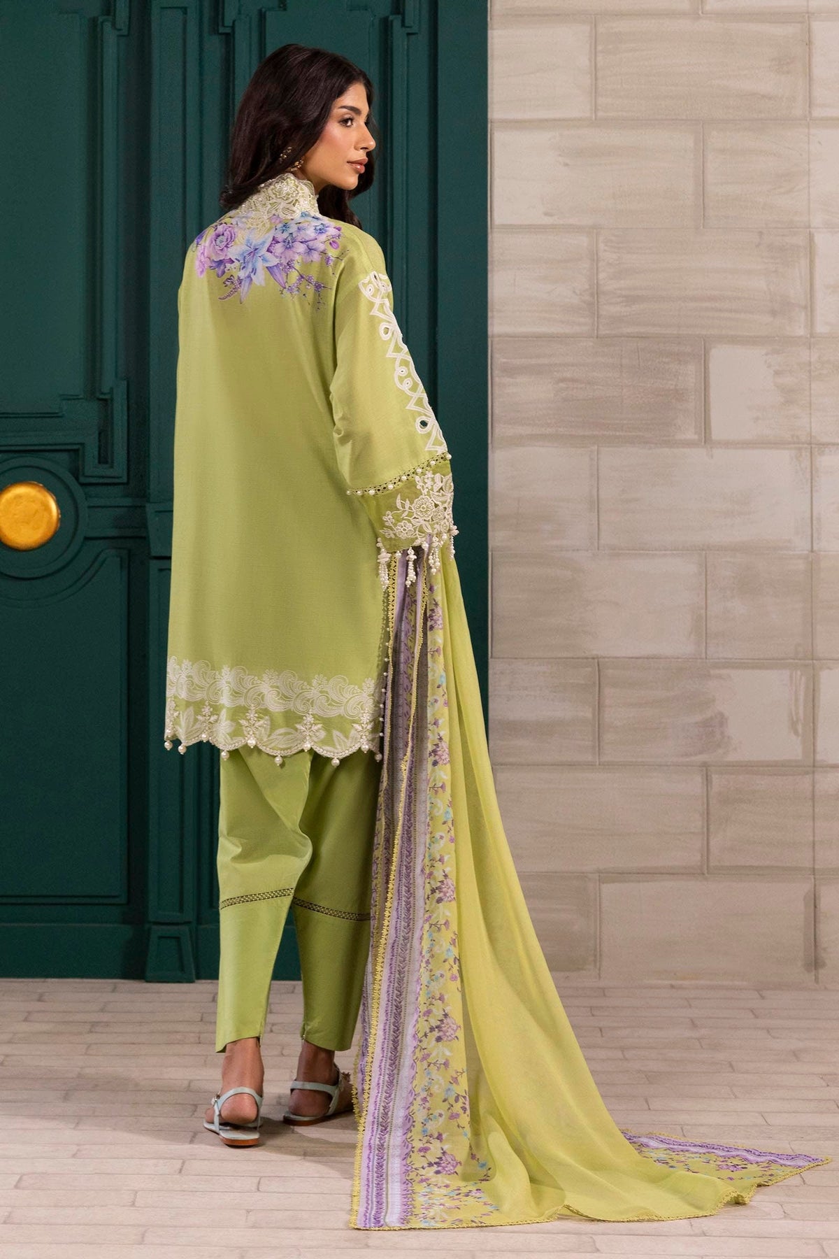 Sana Safinaz | Muzlin Spring 25 | M251-029B-3CI -  Sana Safinaz Ladies Clothes - Original Designer Dress - House of Maryam