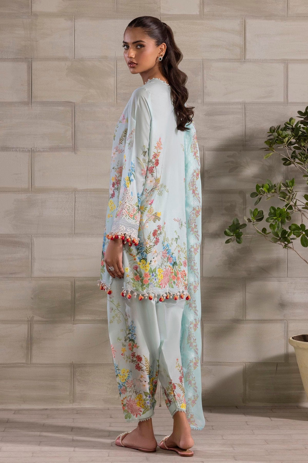 Sana Safinaz | Muzlin Spring 25 | M251-030A-3CI -  Sana Safinaz Ladies Clothes - Original Designer Dress - House of Maryam