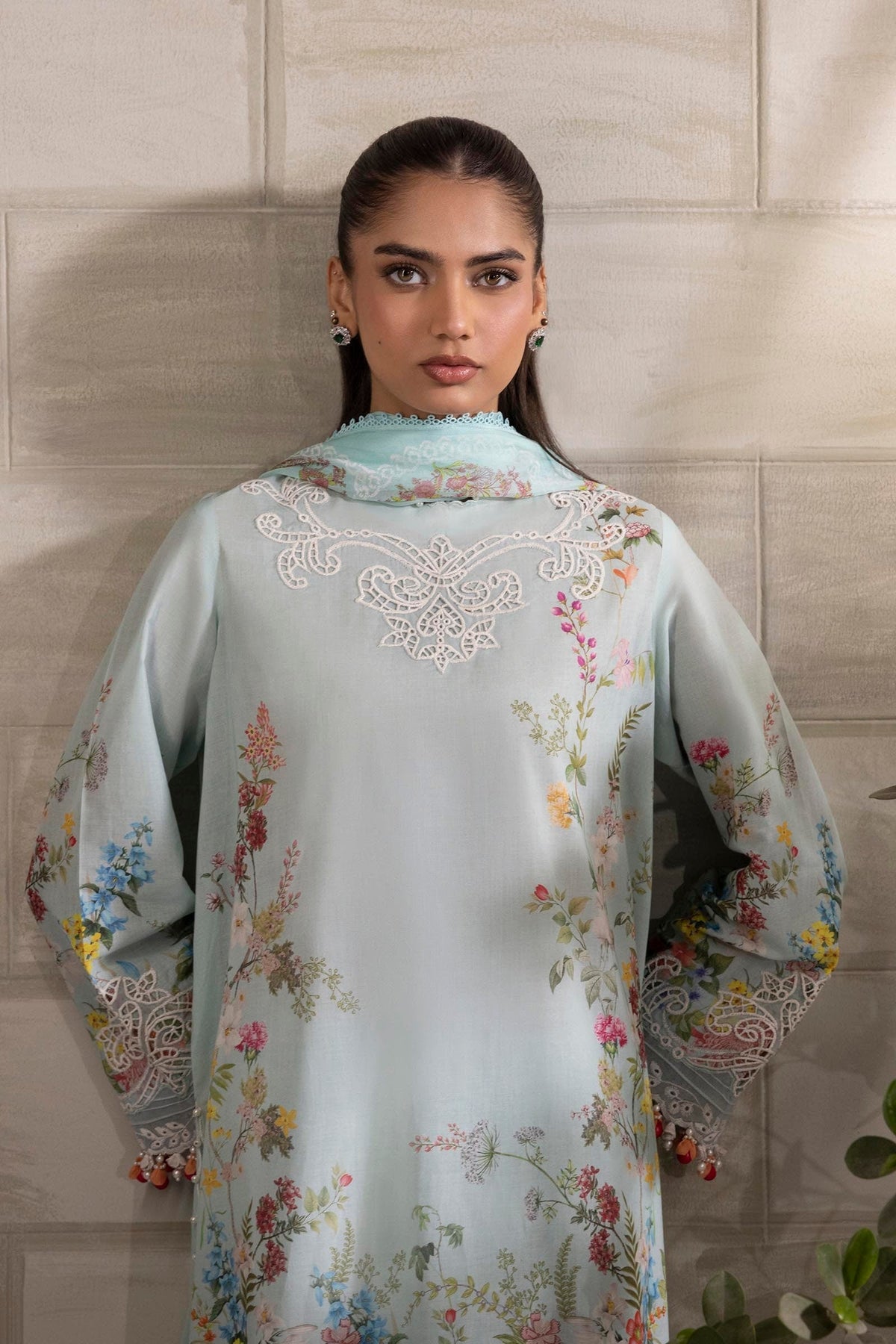 Sana Safinaz | Muzlin Spring 25 | M251-030A-3CI -  Sana Safinaz Ladies Clothes - Original Designer Dress - House of Maryam
