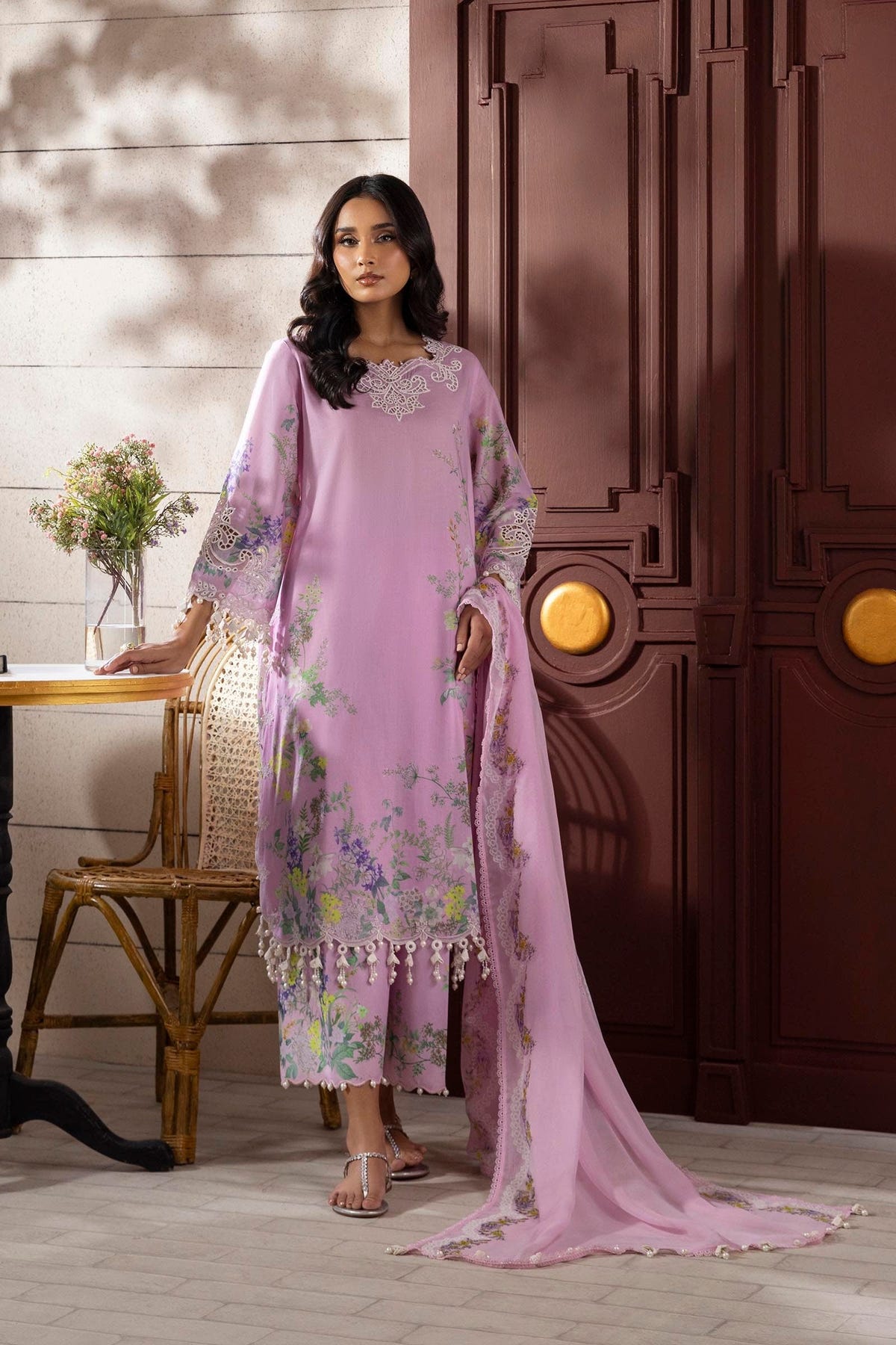 Sana Safinaz | Muzlin Spring 25 | M251-030B-3CI -  Sana Safinaz Ladies Clothes - Original Designer Dress - House of Maryam
