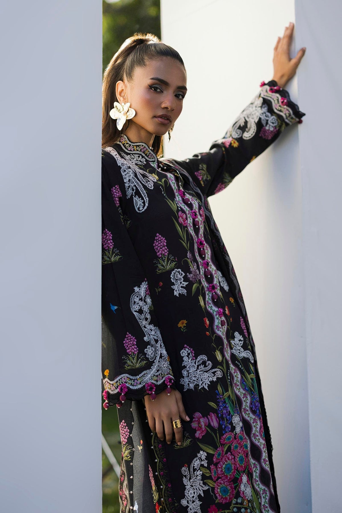 Sana Safinaz | Muzlin Summer 25 | 001A -  Sana Safinaz Ladies Clothes - Original Designer Dress - House of Maryam