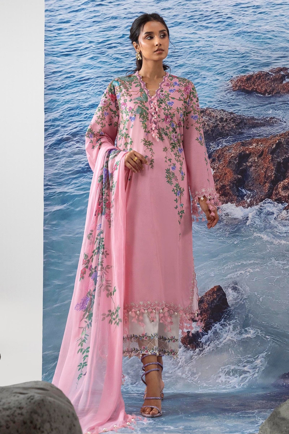 Sana Safinaz | Muzlin Summer 25 | 002A -  Sana Safinaz Ladies Clothes - Original Designer Dress - House of Maryam