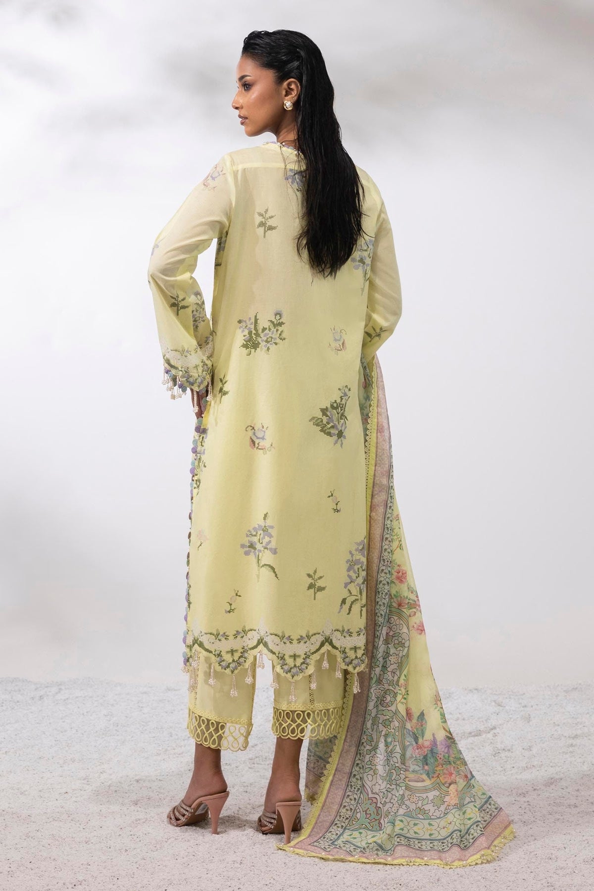 Sana Safinaz | Muzlin Summer 25 | 009A -  Sana Safinaz Ladies Clothes - Original Designer Dress - House of Maryam