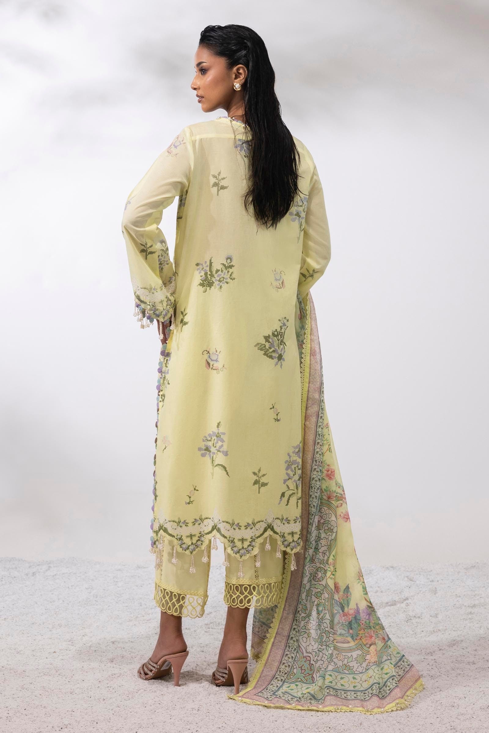 Sana Safinaz | Muzlin Summer 25 | 009A -  Sana Safinaz Ladies Clothes - Original Designer Dress - House of Maryam