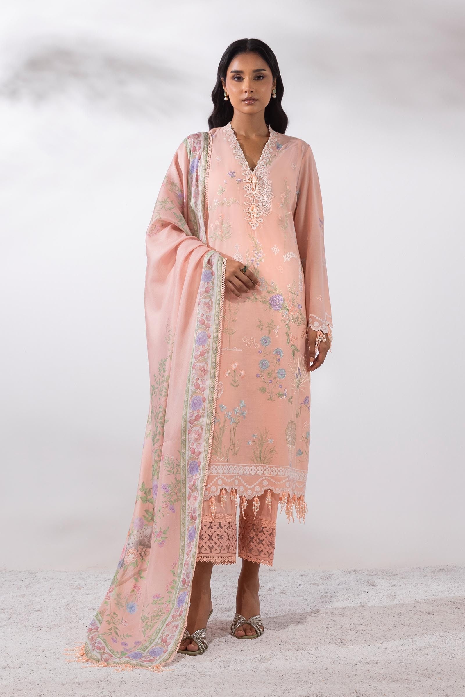 Sana Safinaz | Muzlin Summer 25 | 010B -  Sana Safinaz Ladies Clothes - Original Designer Dress - House of Maryam