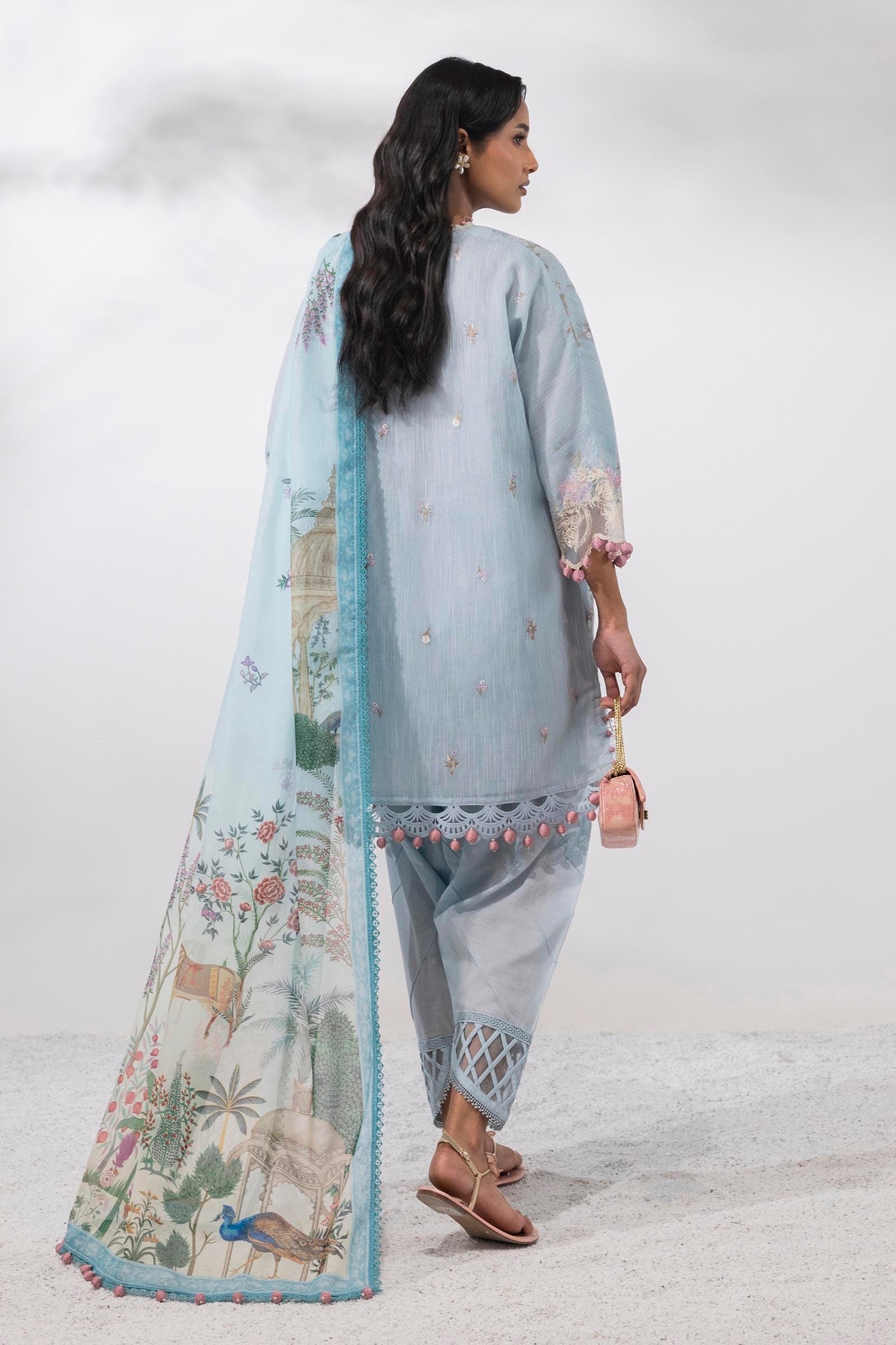 Sana Safinaz | Muzlin Summer 25 | 013A -  Sana Safinaz Ladies Clothes - Original Designer Dress - House of Maryam