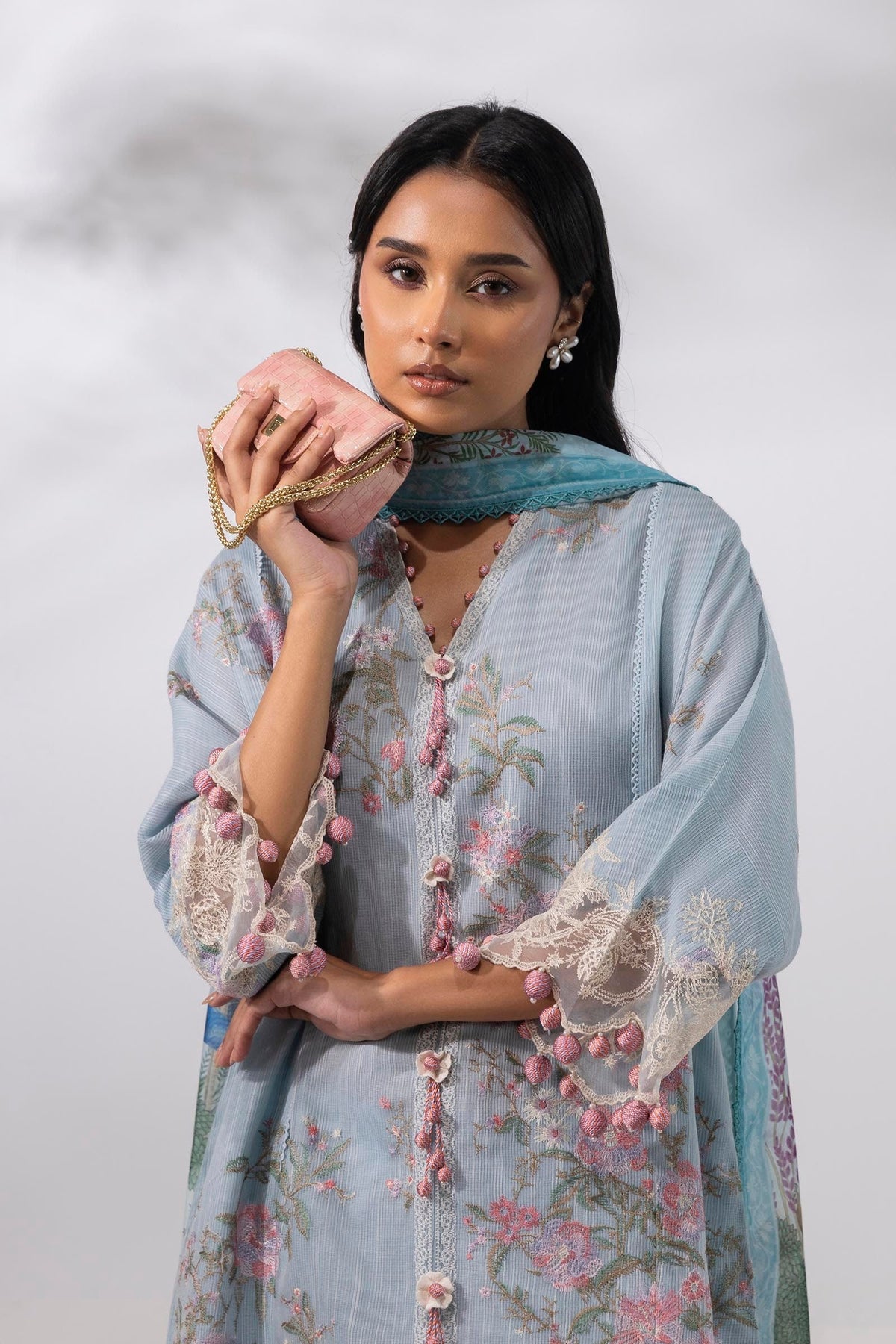 Sana Safinaz | Muzlin Summer 25 | 013A -  Sana Safinaz Ladies Clothes - Original Designer Dress - House of Maryam