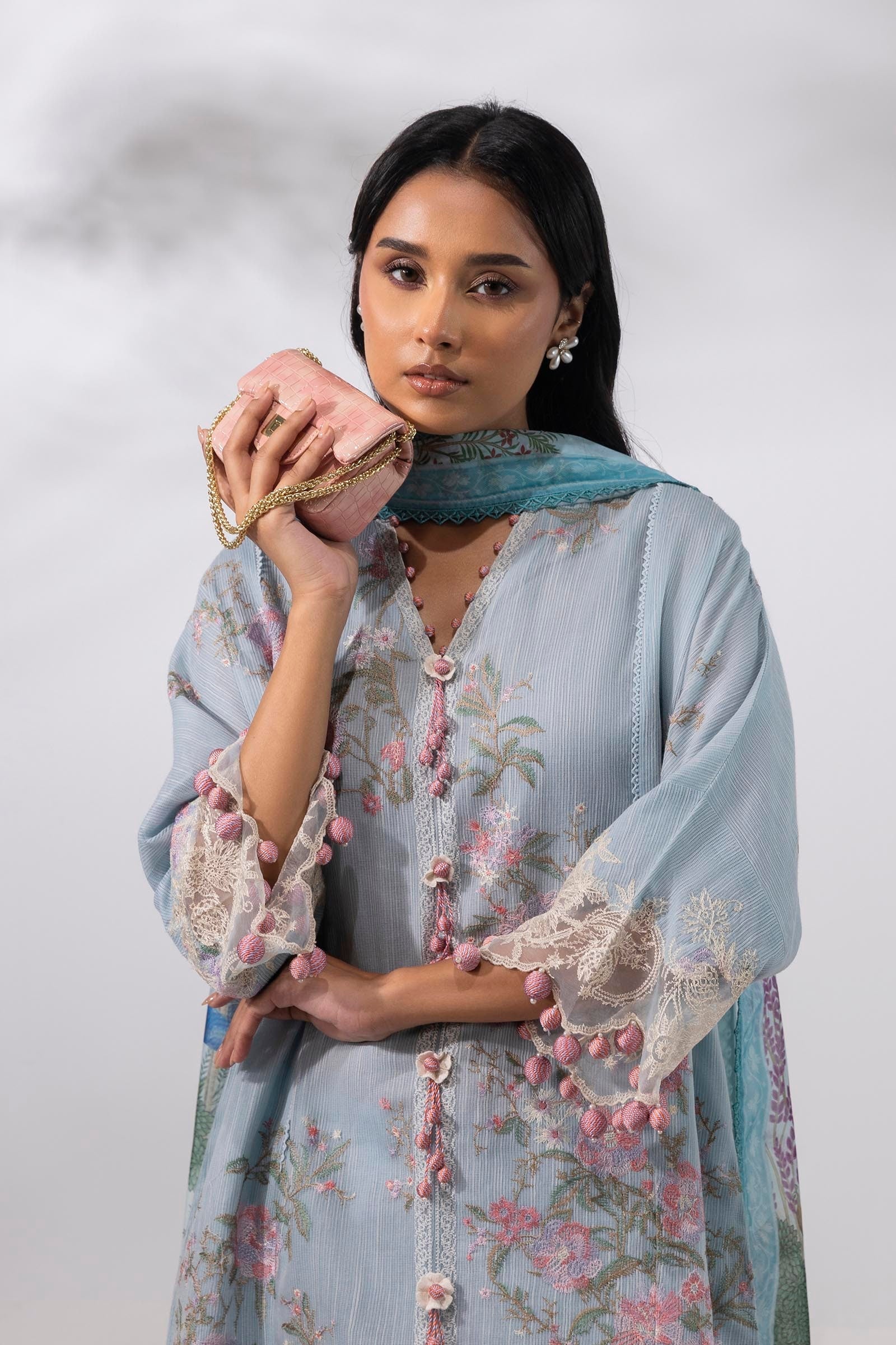 Sana Safinaz | Muzlin Summer 25 | 013A -  Sana Safinaz Ladies Clothes - Original Designer Dress - House of Maryam