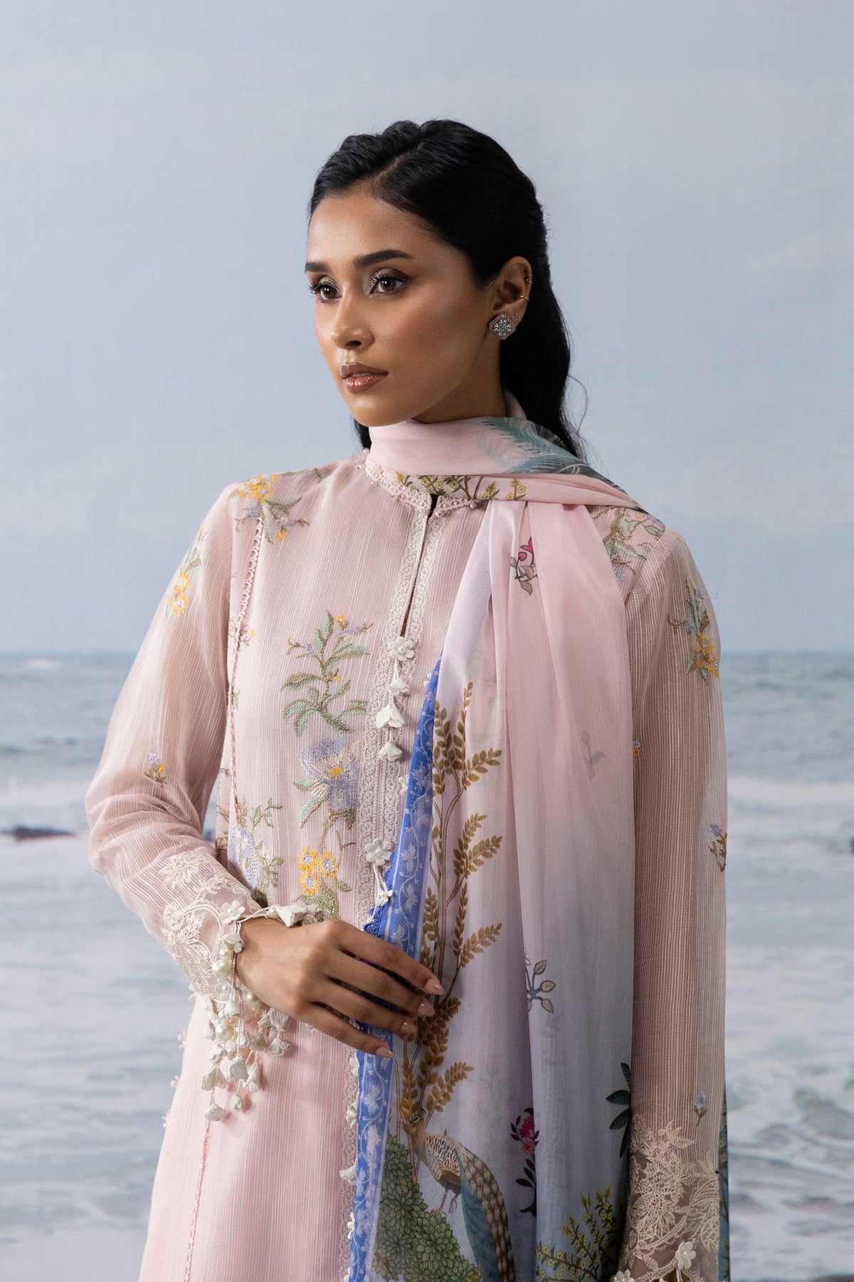 Sana Safinaz | Muzlin Summer 25 | 013B -  Sana Safinaz Ladies Clothes - Original Designer Dress - House of Maryam