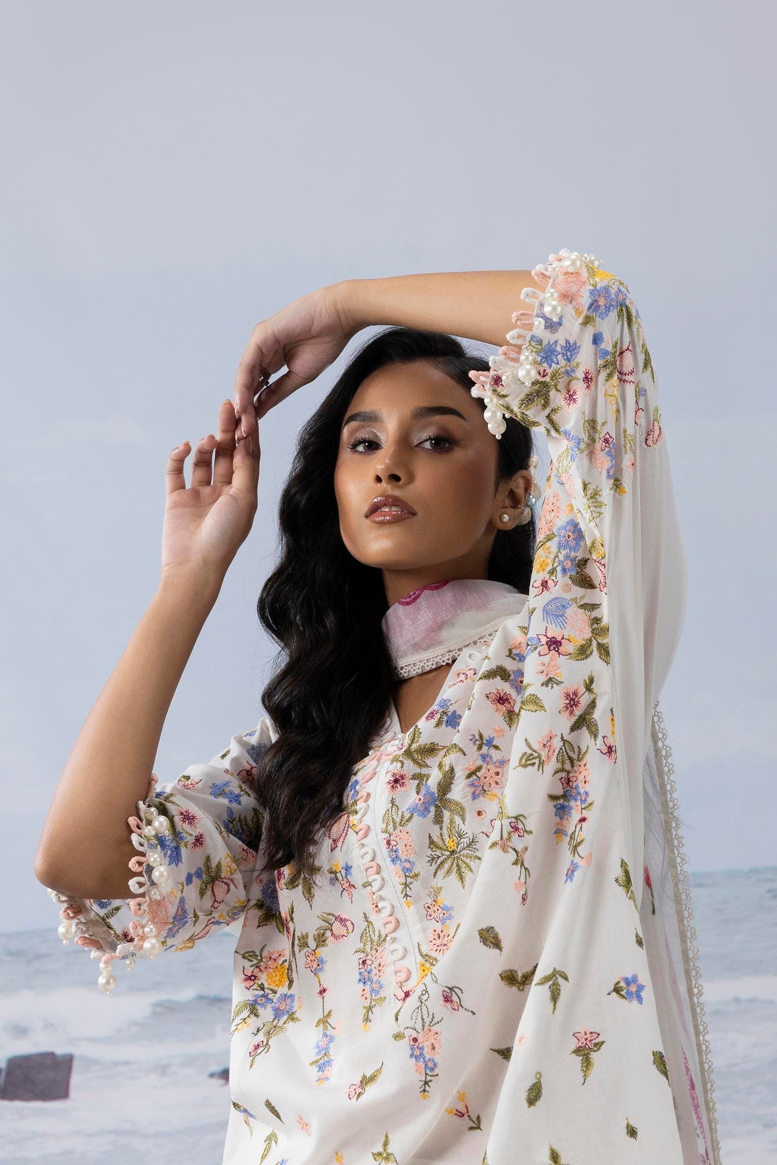 Sana Safinaz | Muzlin Summer 25 | 015A -  Sana Safinaz Ladies Clothes - Original Designer Dress - House of Maryam
