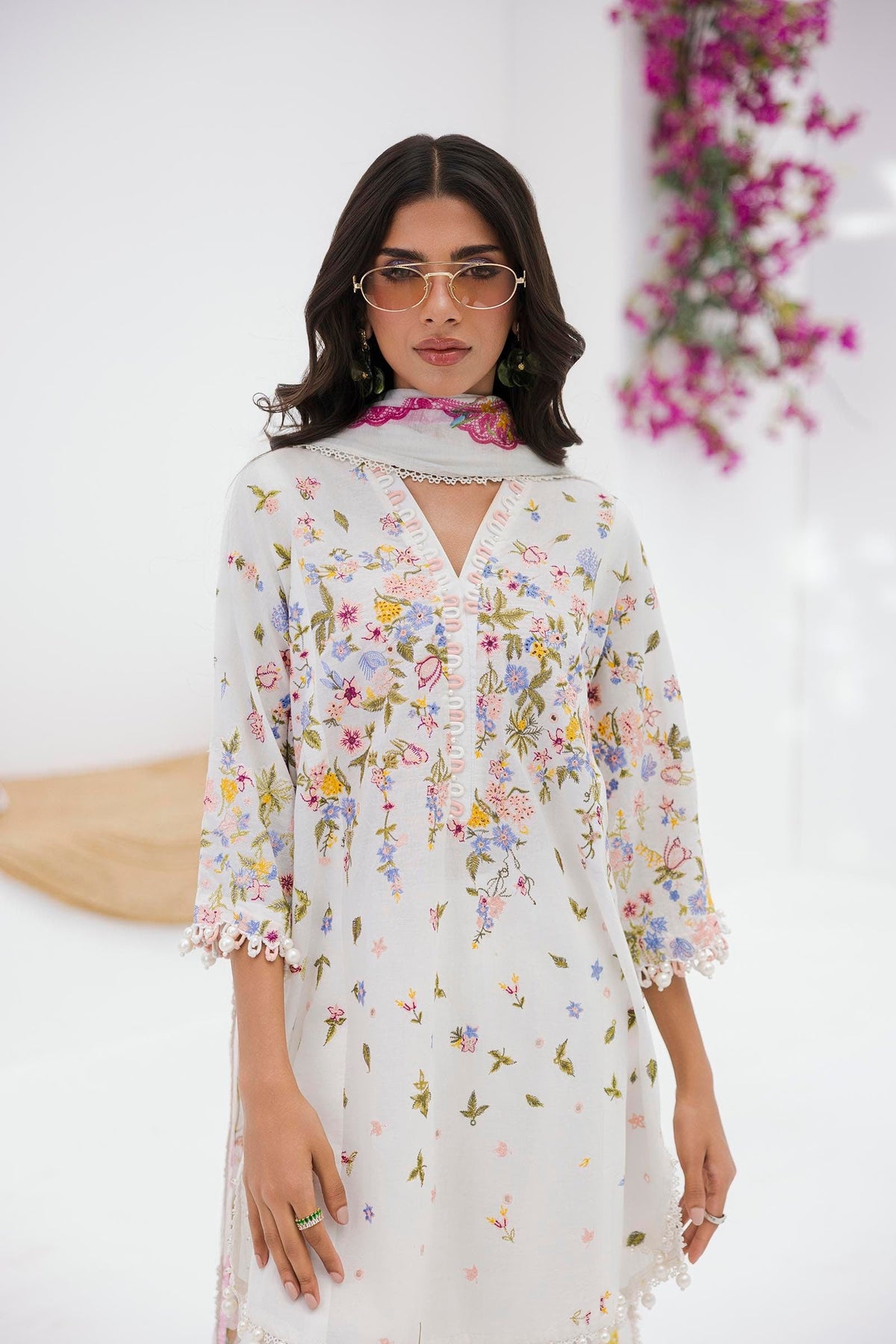 Sana Safinaz | Muzlin Summer 25 | 015A -  Sana Safinaz Ladies Clothes - Original Designer Dress - House of Maryam