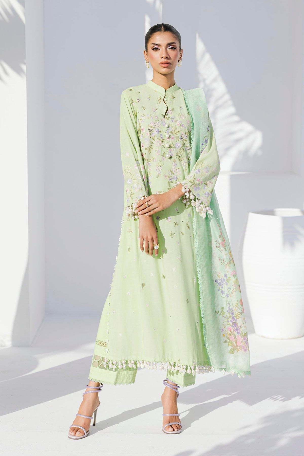 Sana Safinaz | Muzlin Summer 25 | 015B -  Sana Safinaz Ladies Clothes - Original Designer Dress - House of Maryam
