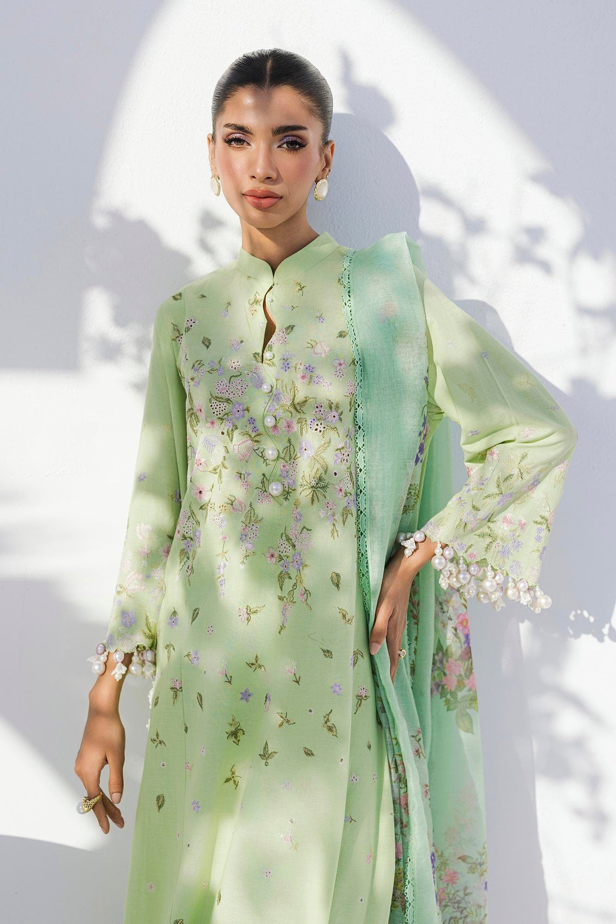 Sana Safinaz | Muzlin Summer 25 | 015B -  Sana Safinaz Ladies Clothes - Original Designer Dress - House of Maryam