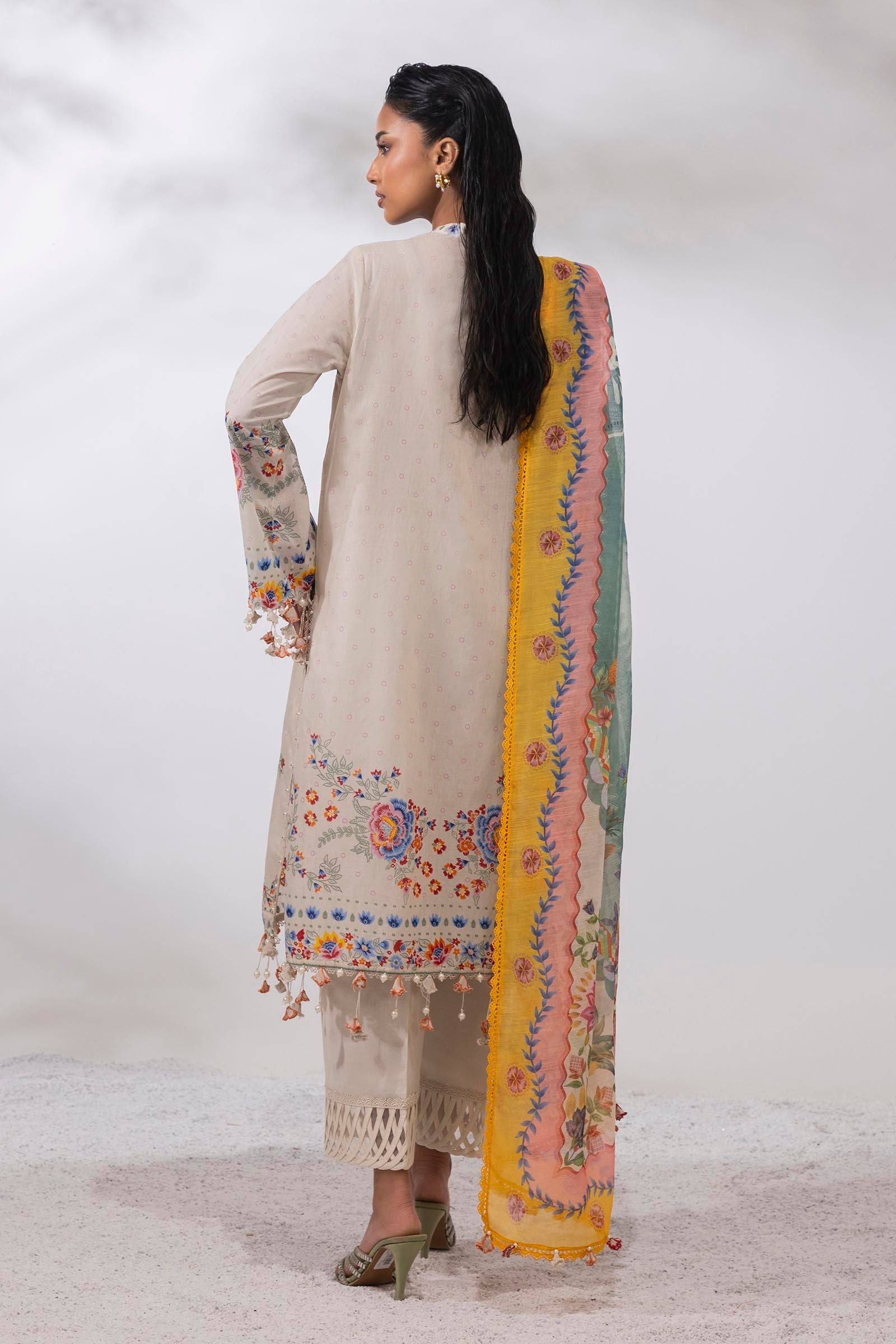 Sana Safinaz | Muzlin Summer 25 | 018A -  Sana Safinaz Ladies Clothes - Original Designer Dress - House of Maryam