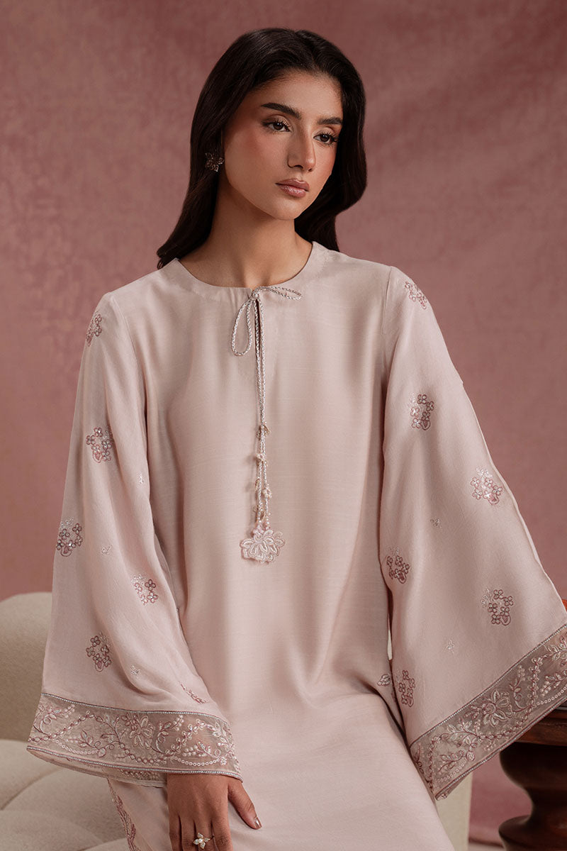Cross Stitch | Exclusive Pret | Peach Whisper-2PC (Shirt & Trouser)-4