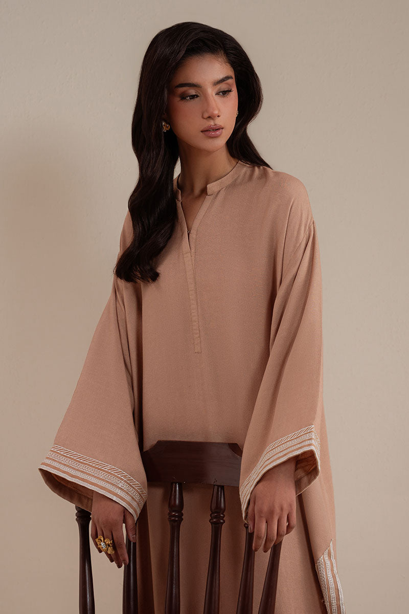 Cross Stitch | Basic Pret | Sunset Ochre Embroidered Shirt, image 3