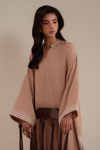 Cross Stitch | Basic Pret | Sunset Ochre Embroidered Shirt