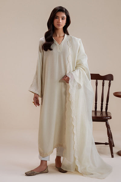 Cross Stitch | Basic Pret | Frosted Pearl-2PC (Shirt & Dupatta)