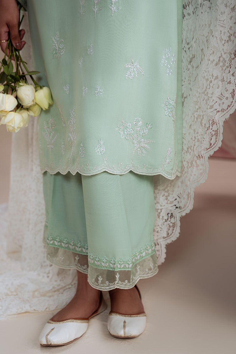 Cross Stitch | Exclusive Pret | Green Reverie-2PC (Shirt & Trouser), image 5