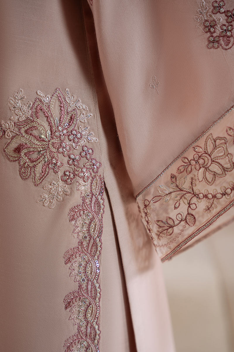 Cross Stitch | Exclusive Pret | Peach Whisper-2PC (Shirt & Trouser), image 3