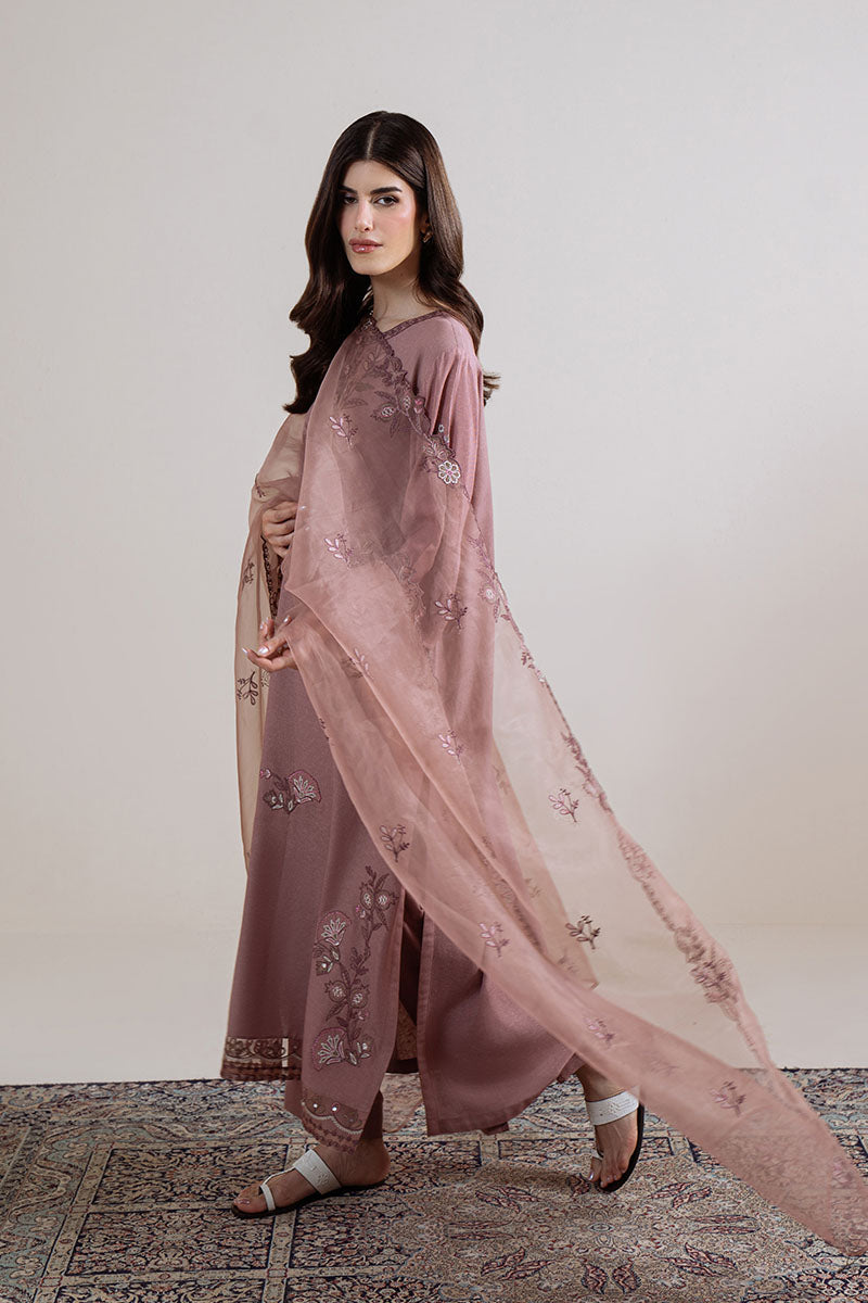 Cross Stitch | Exclusive Pret | Orchid Dusk-3PC (Shirt, Trouser & Dupatta), image 4