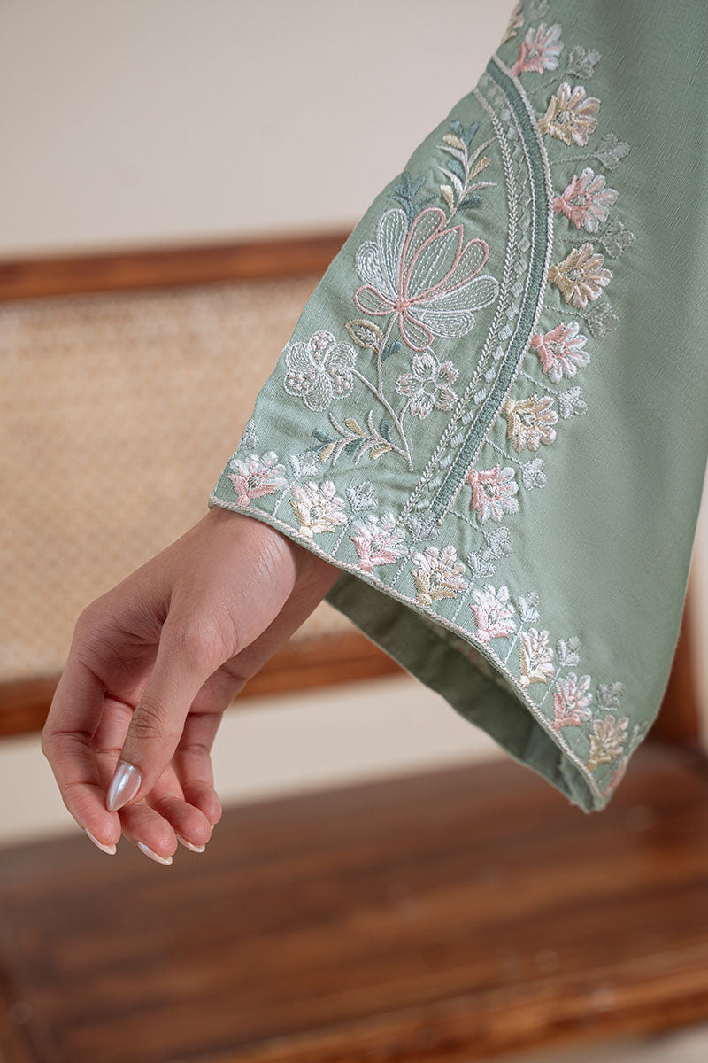 Cross Stitch | Exclusive Pret | Enchanted Meadow-2PC (Shirt & Dupatta)-3