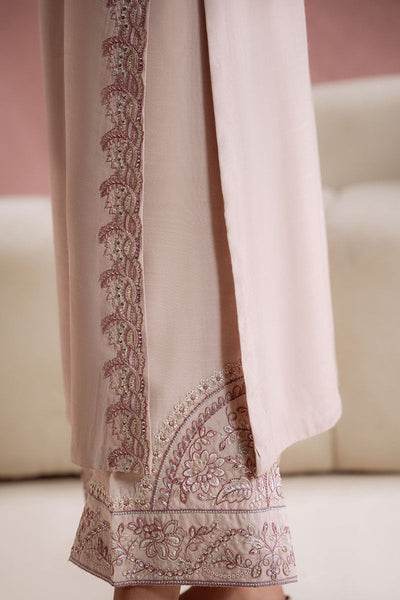 Cross Stitch | Exclusive Pret | Peach Whisper-2PC (Shirt & Trouser)