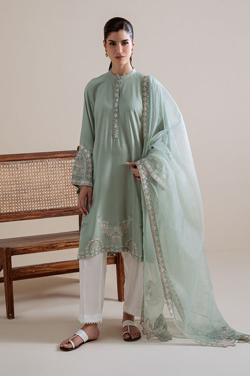 Cross Stitch | Exclusive Pret | Enchanted Meadow-2PC (Shirt & Dupatta)-2