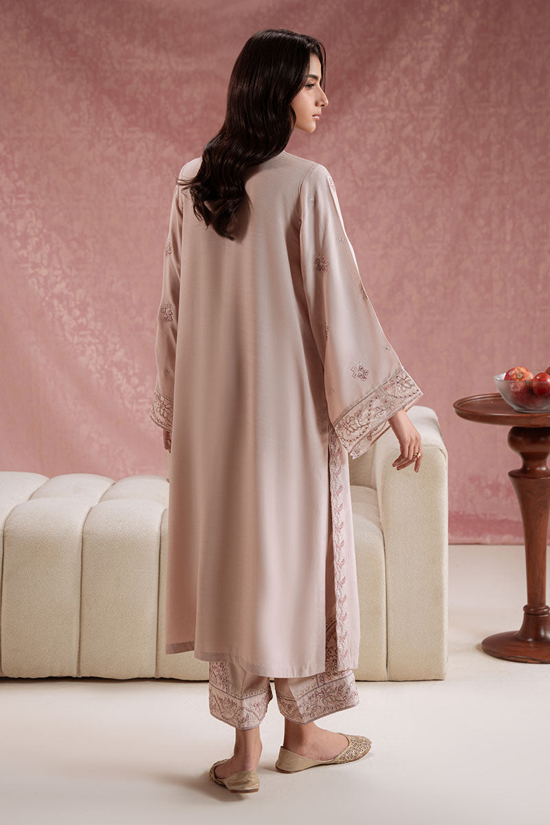 Cross Stitch | Exclusive Pret | Peach Whisper-2PC (Shirt & Trouser)-6