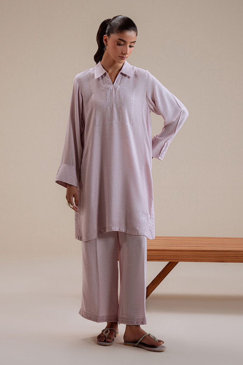 Cross Stitch | Basic Pret | Blossom-2PC (Shirt & Trouser)
