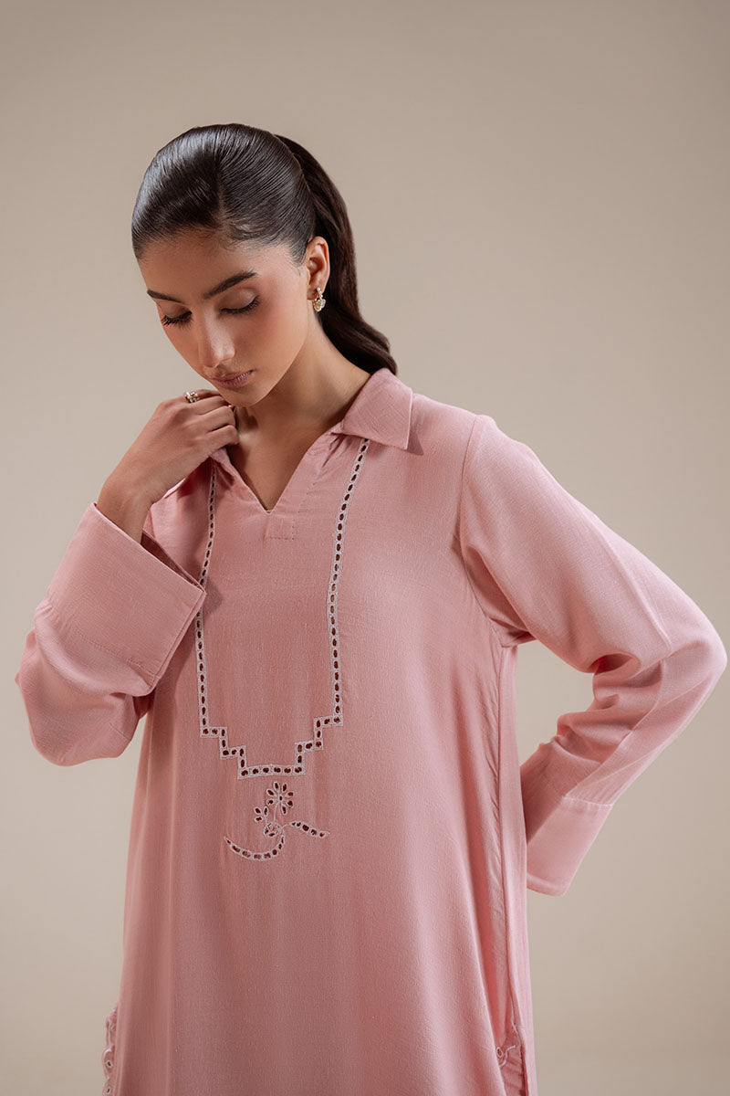 Cross Stitch | Basic Pret | Rose Quartz-2PC (Shirt & Trouser)-4