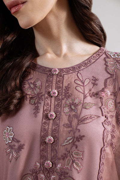 Cross Stitch | Exclusive Pret | Orchid Dusk-3PC (Shirt, Trouser & Dupatta)