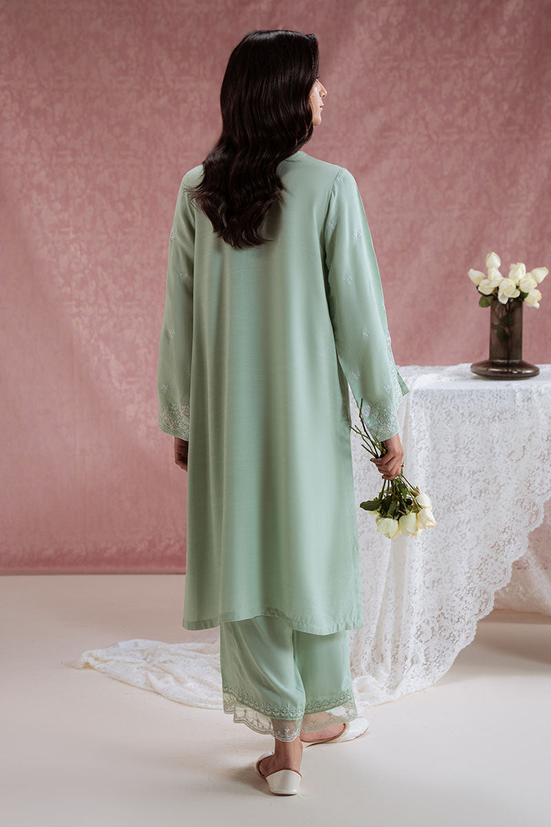 Cross Stitch | Exclusive Pret | Green Reverie-2PC (Shirt & Trouser), image 6