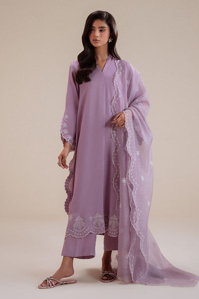 Cross Stitch | Basic Pret | Lavender Reef-3PC (Shirt, Trouser & Dupatta)