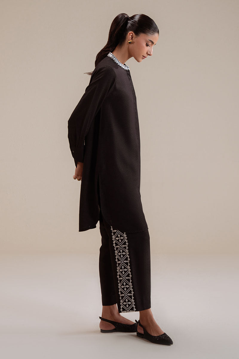 Cross Stitch | Basic Pret | Black Mist-2PC (Shirt & Trouser), image 5