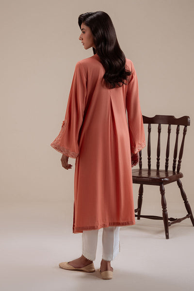 Cross Stitch | Basic Pret | Caramel Glow Dyed Lawn Shirt