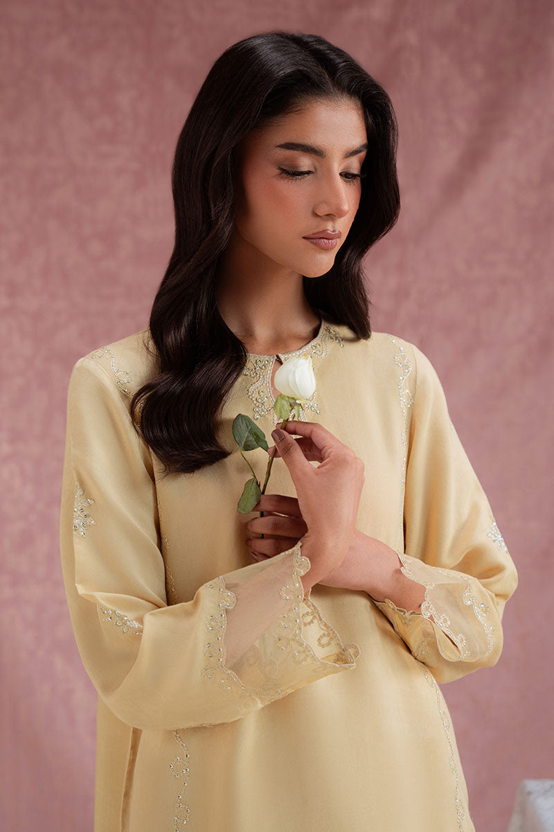 Cross Stitch | Exclusive Pret | Earth Linen-2PC (Shirt & Trouser), image 4