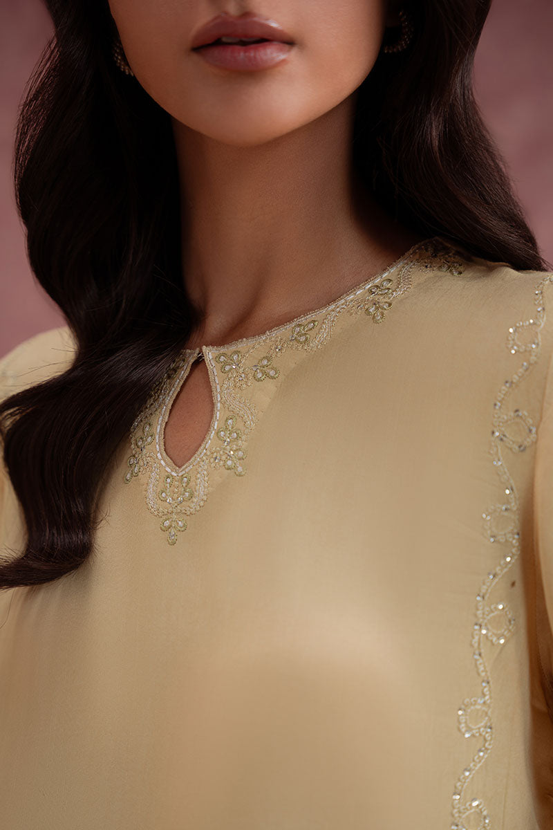 Cross Stitch | Exclusive Pret | Earth Linen-2PC (Shirt & Trouser)-3